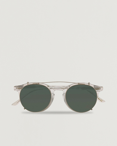 Herre | TBD Eyewear | TBD Eyewear | Pleat Clip On Sunglasses  Transparent