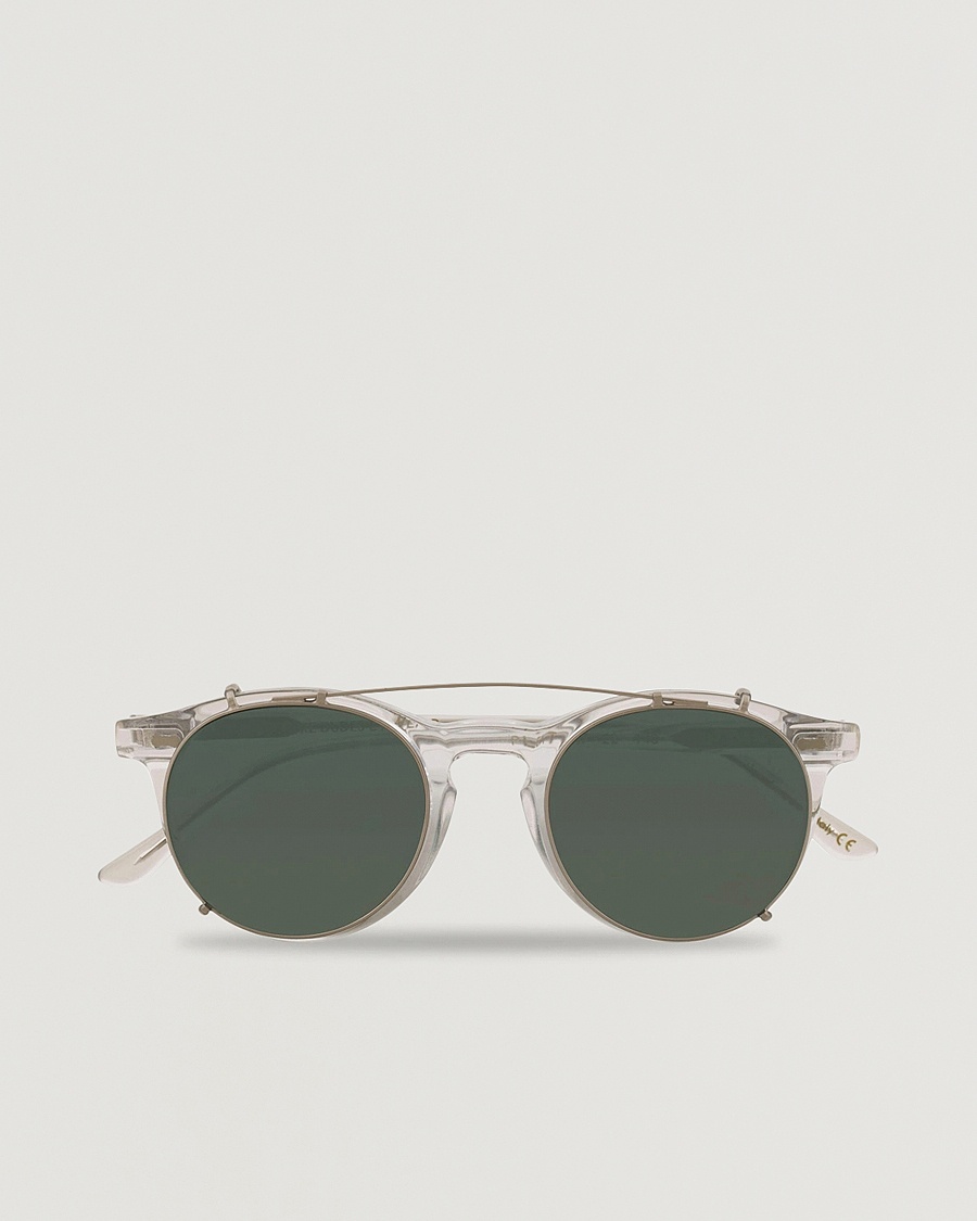 TBD Eyewear Pleat Clip On Sunglasses Transparent – Transparent