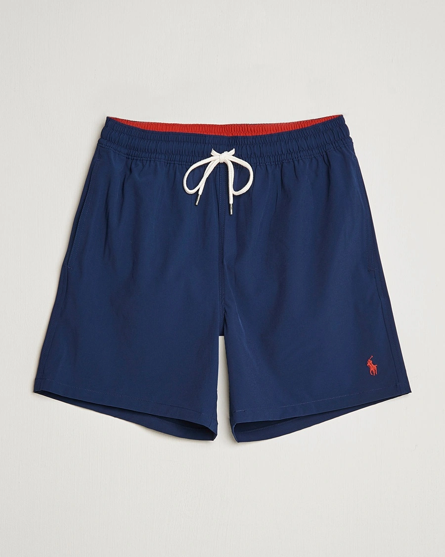 Polo Ralph Lauren Traveler Boxer Swimshorts Newport Navy – Blå