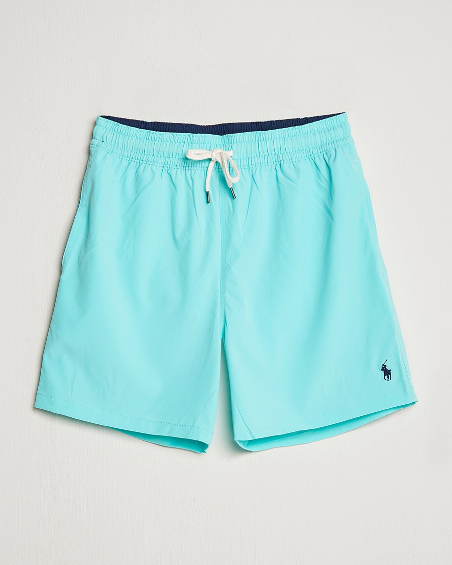 Polo Ralph Lauren Traveler Boxer Swim Shorts Hammond Blue – Blå