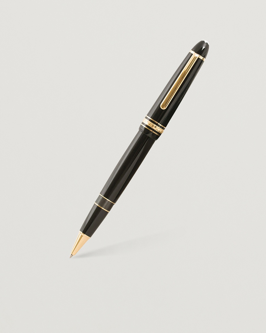 Montblanc 162 Meisterstück Rollerball LeGrand Pen Black/Yellow Gold – Svart