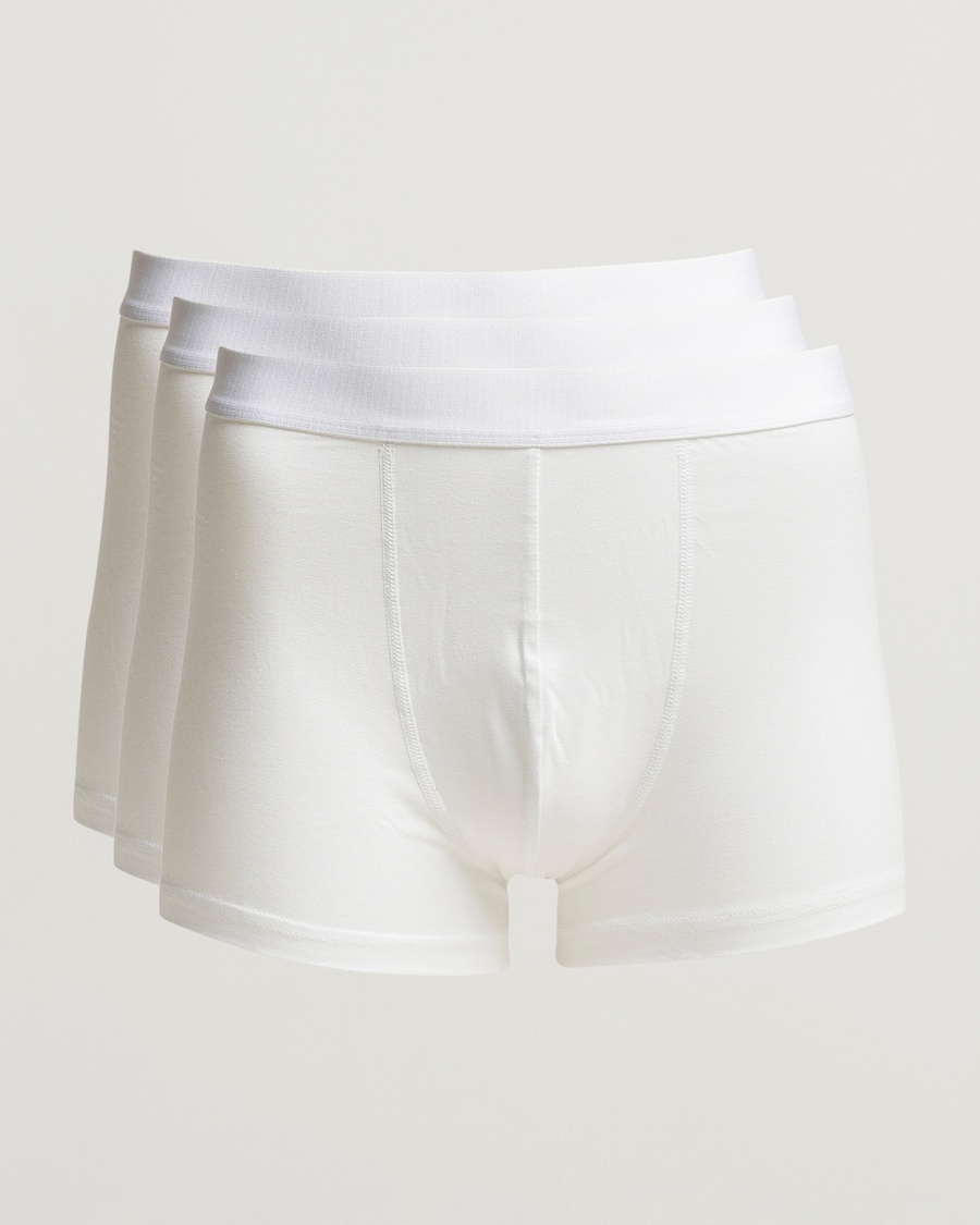 Bread & Boxers 3-Pack Boxer Brief White – Hvit