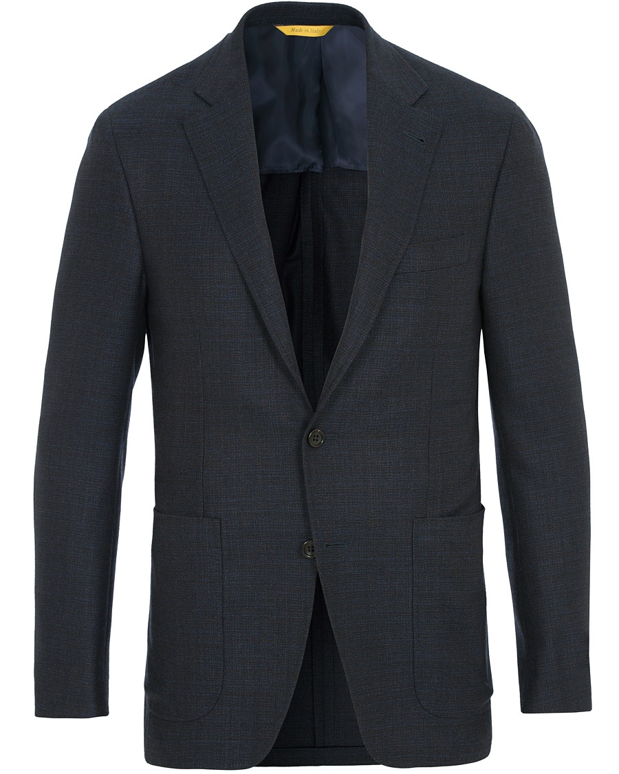  Kai Structured Blazer Dark Blue
