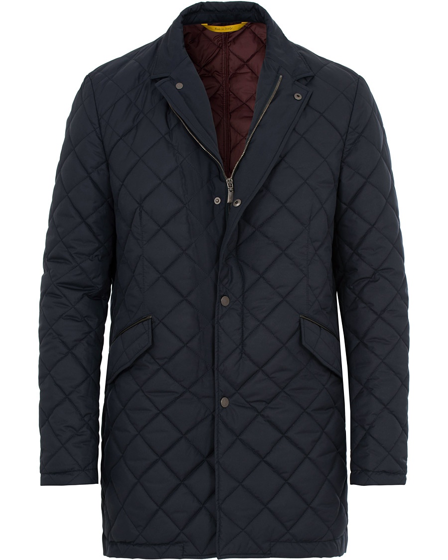  Quilted Jacket Dark Blue