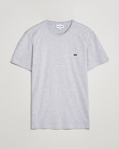Herre | Lacoste | Lacoste | Crew Neck T-Shirt Silver Chine