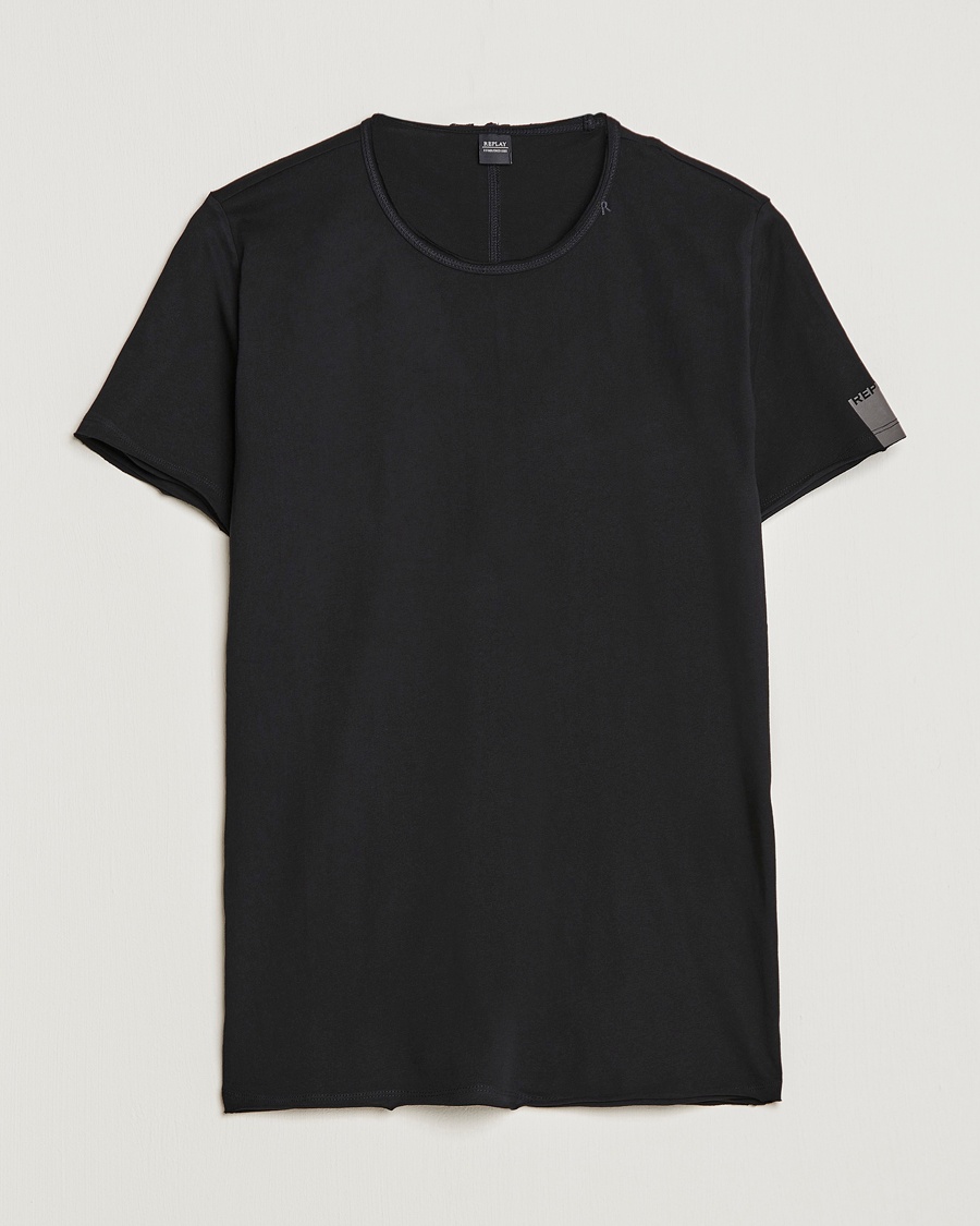 Herre | | Replay | Crew Neck Tee Black