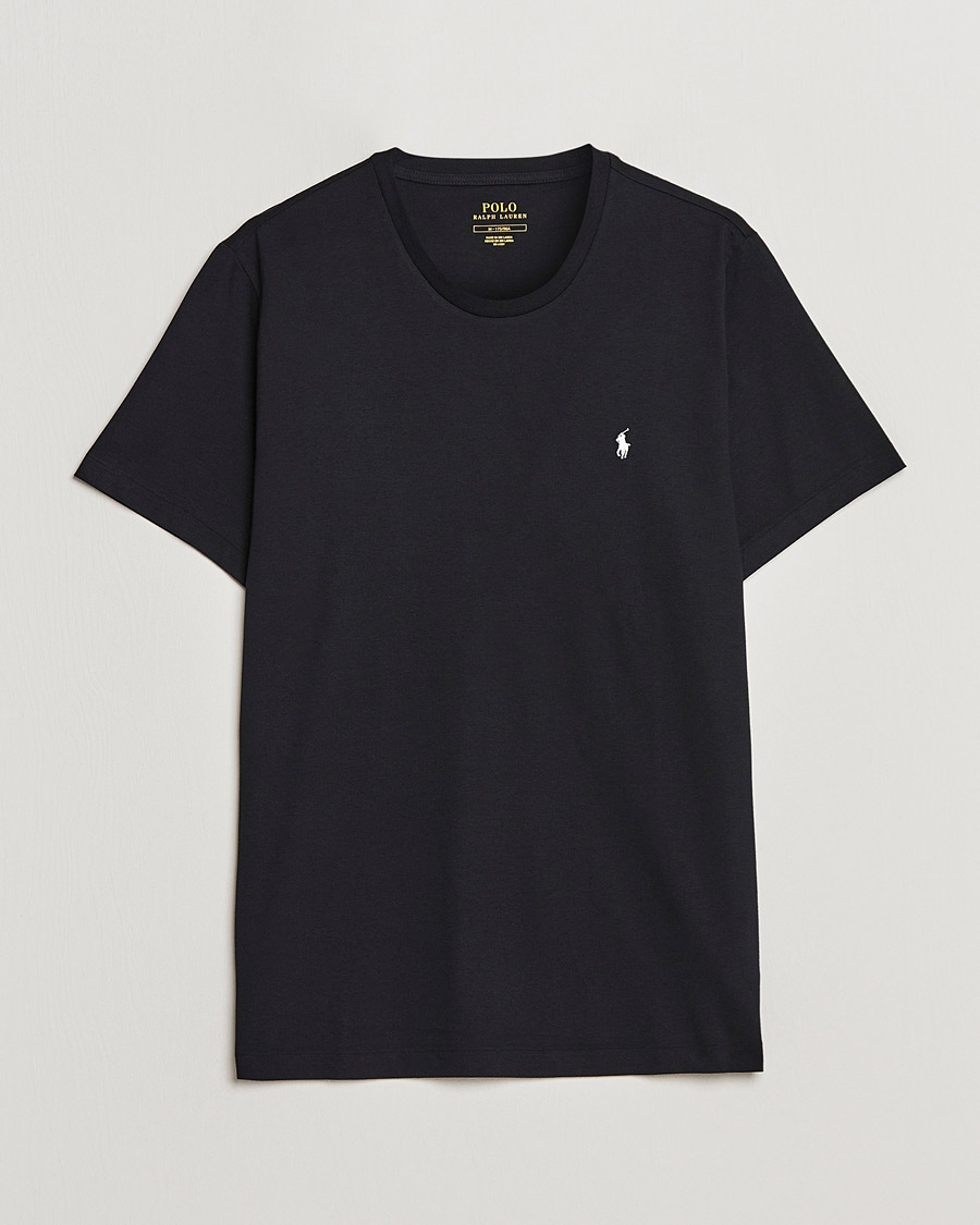 Polo Ralph Lauren Liquid Cotton Crew Neck T-Shirt Black – Svart
