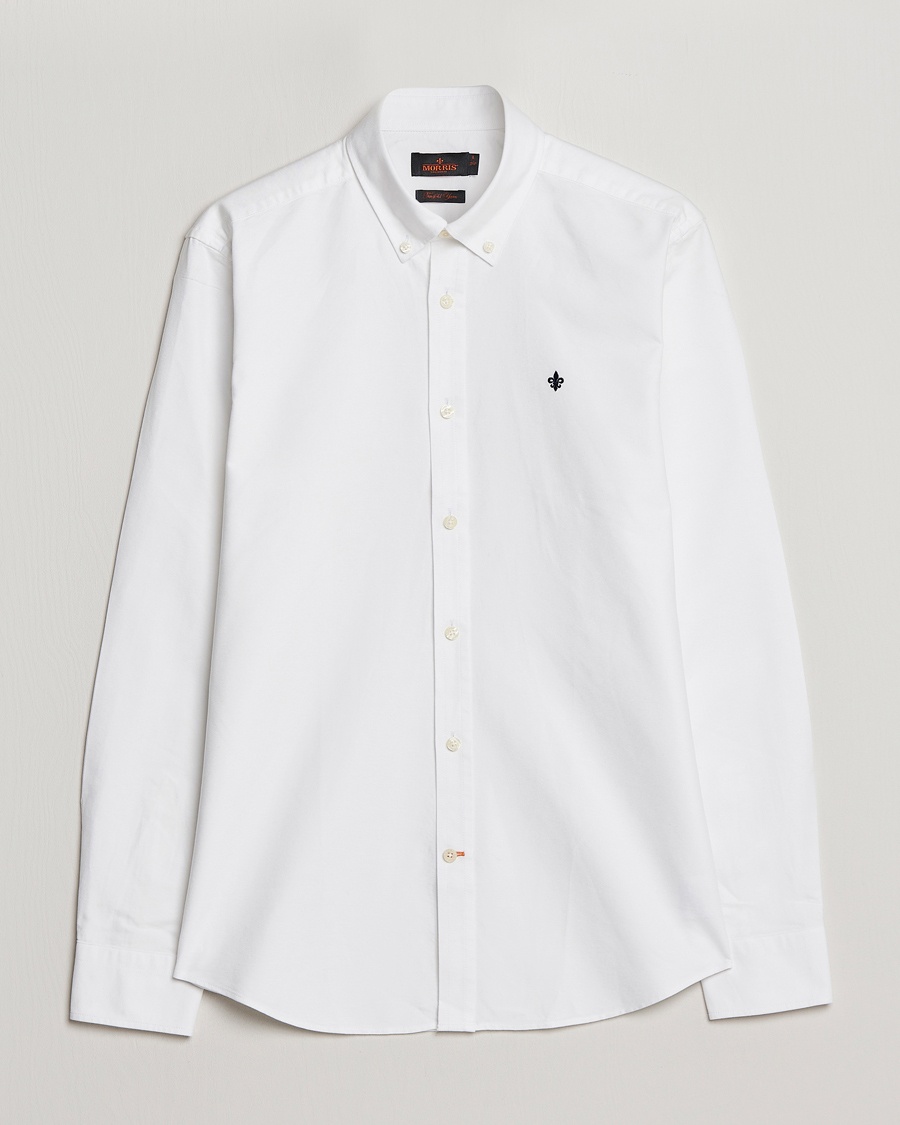 Morris Douglas Oxford Shirt White – Hvit