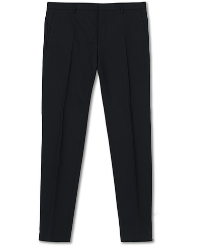 Dressbukser |  Wool Stretch Trousers Midnight Navy