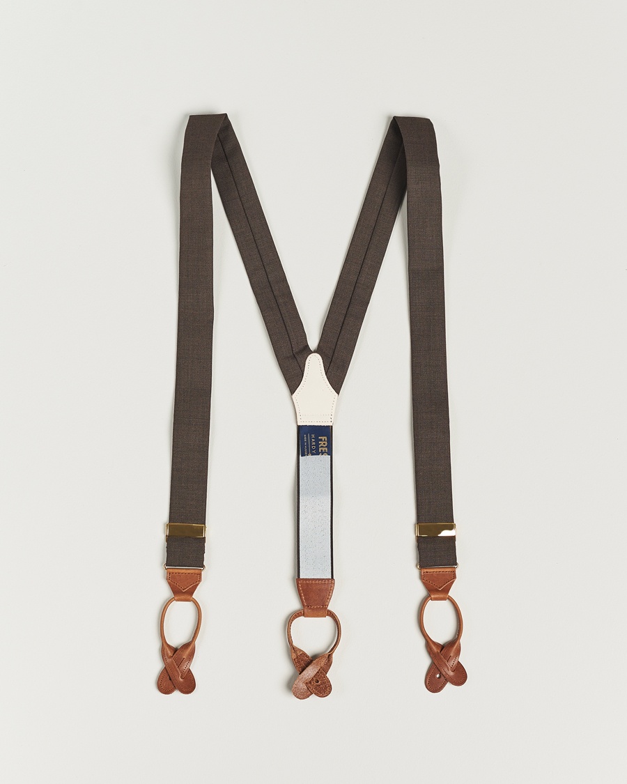 Albert Thurston Fresco Braces 38mm Brown – Brun