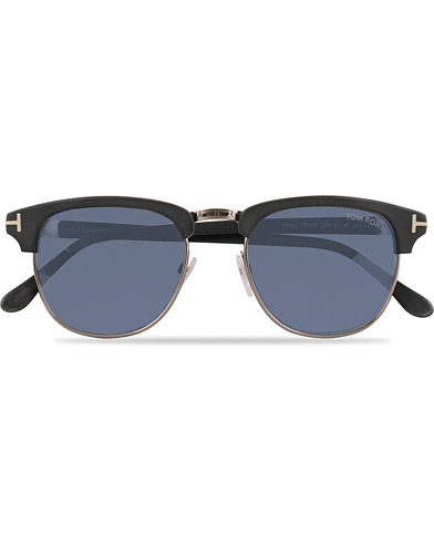 Buede solbriller |  Henry FT0248 Sunglasses Matte Black/Blue