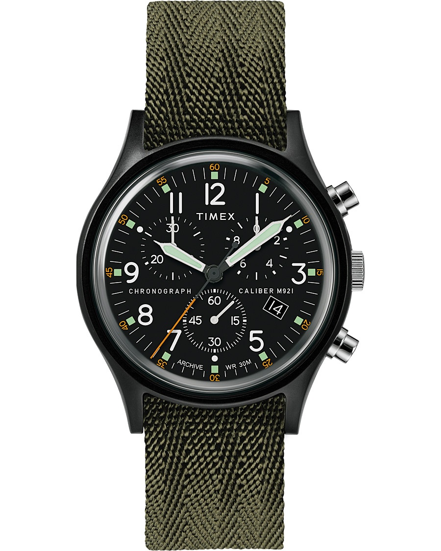  MK1 Aluminum Chrono 40 Military Weave Black