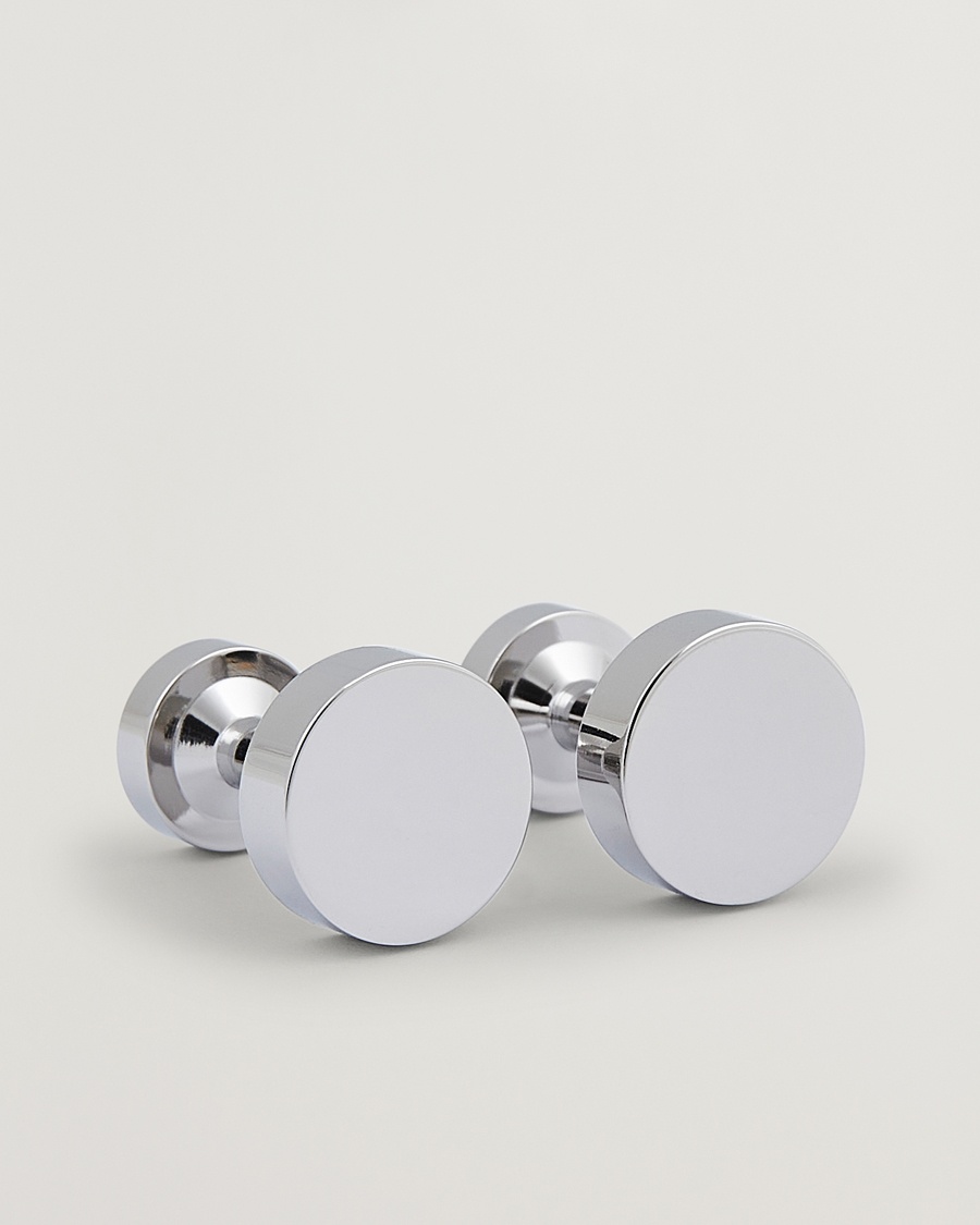 Herre | Black Tie | Skultuna | The Icon Cuffs Polished Steel