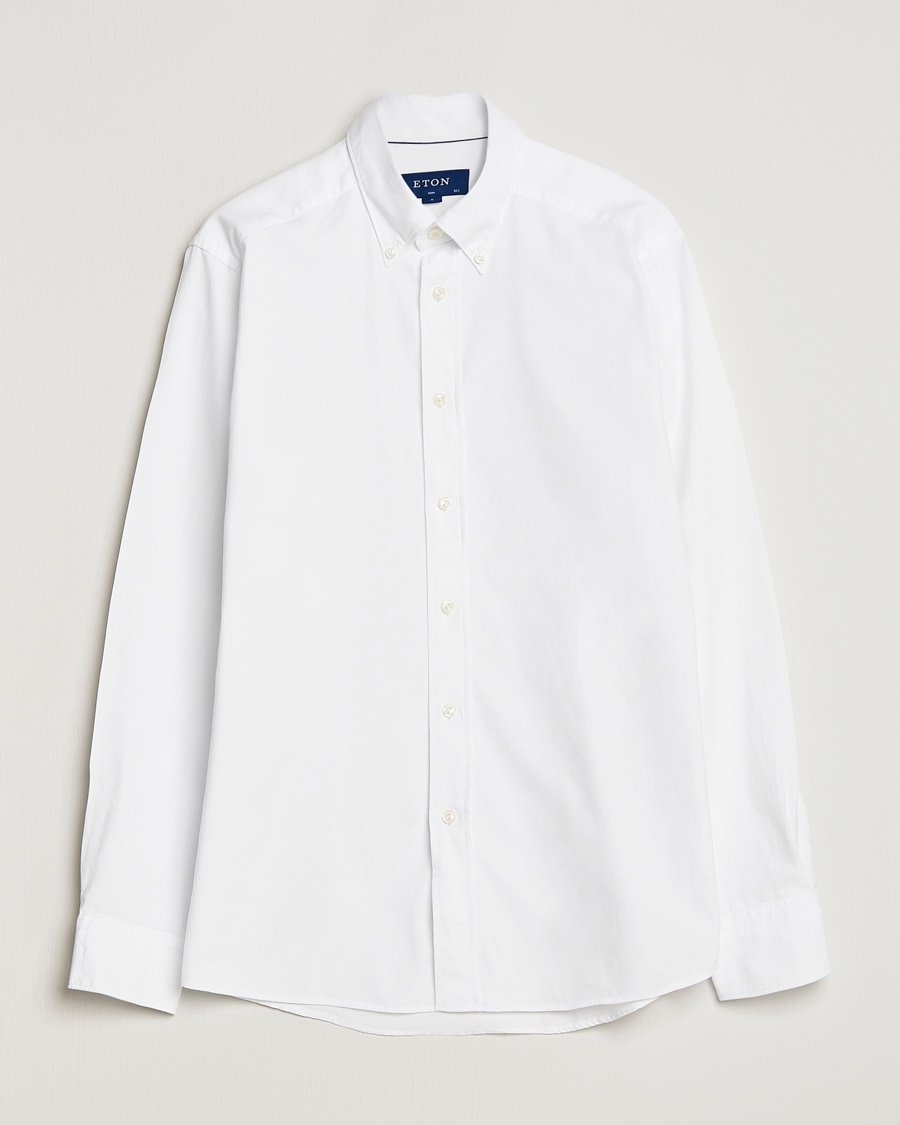 Herre | | Eton | Slim Fit Royal Oxford Button Down White