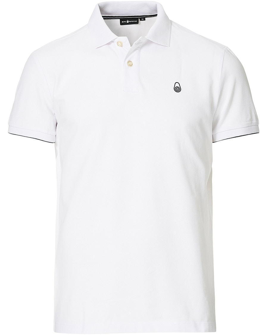 Sail Racing Bowman Polo White Sail Racing Bowman Polo White