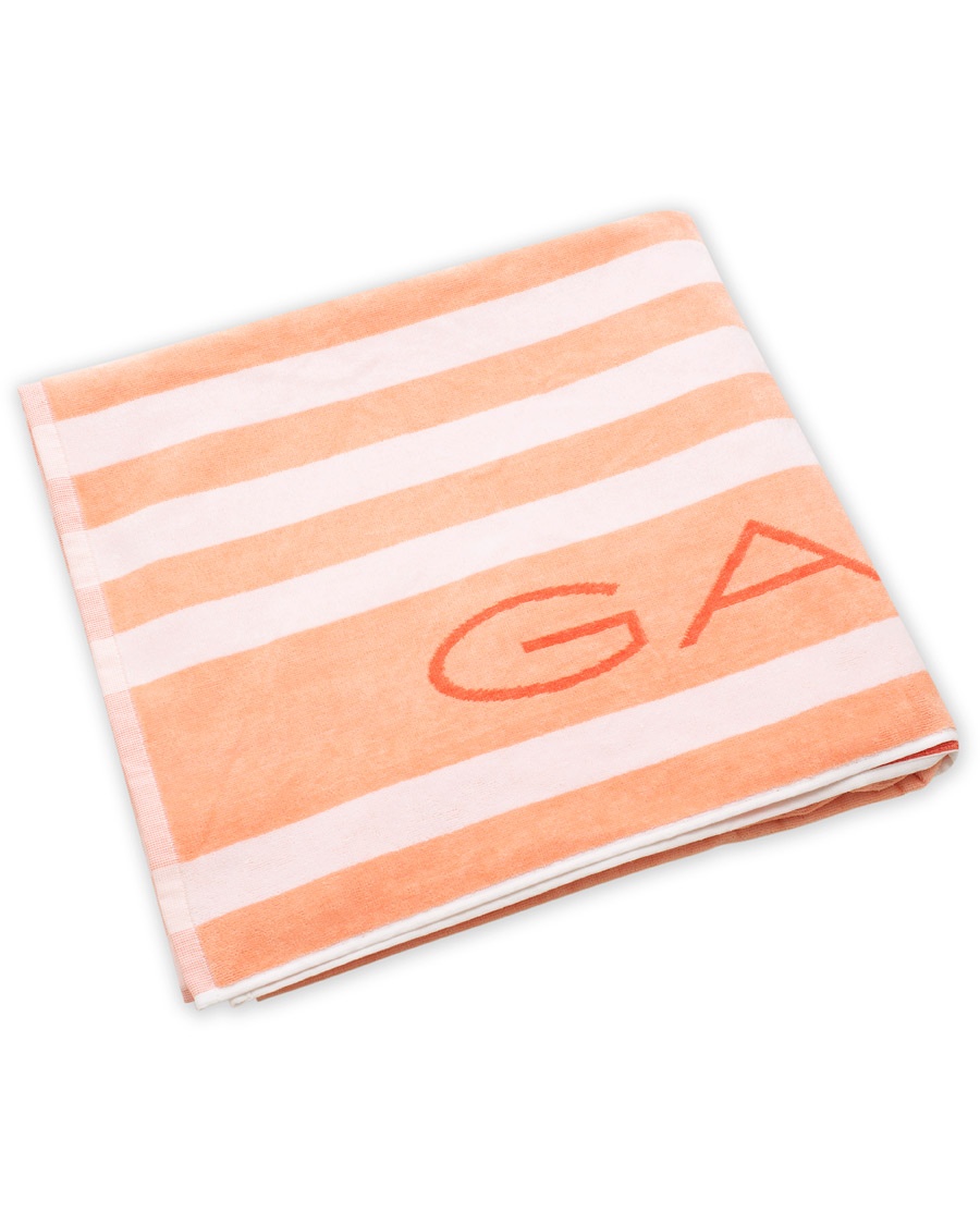 Beach Stripe Towel Orange/White