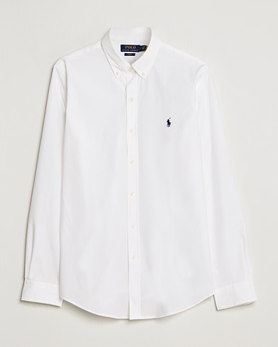 Herre |  | Polo Ralph Lauren | Slim Fit Shirt Poplin White