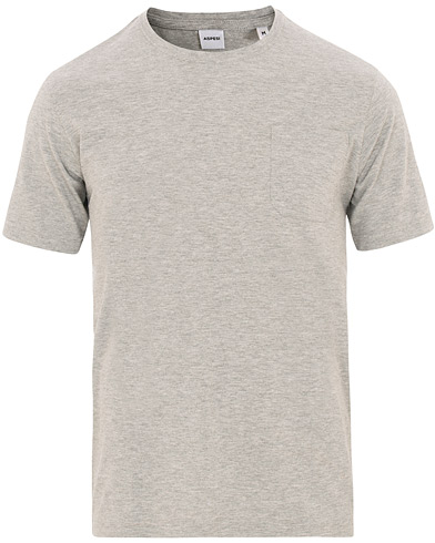  Cotton Pocket T-shirt Light Grey