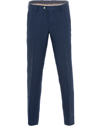  Diego Linen Trousers Blue