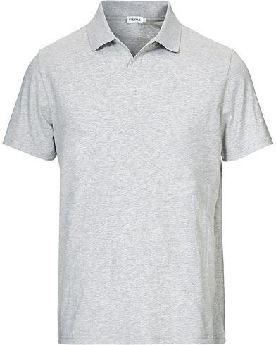  |  Soft Lycra Polo T-Shirt Light Grey Melange