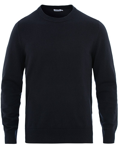 Herre |  | Filippa K | Cotton Merino Basic Sweater Navy