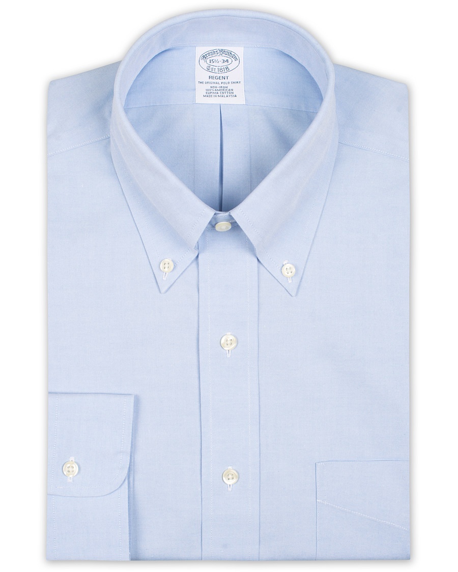  Regent Fit Non Iron Pocket Shirt Light Blue