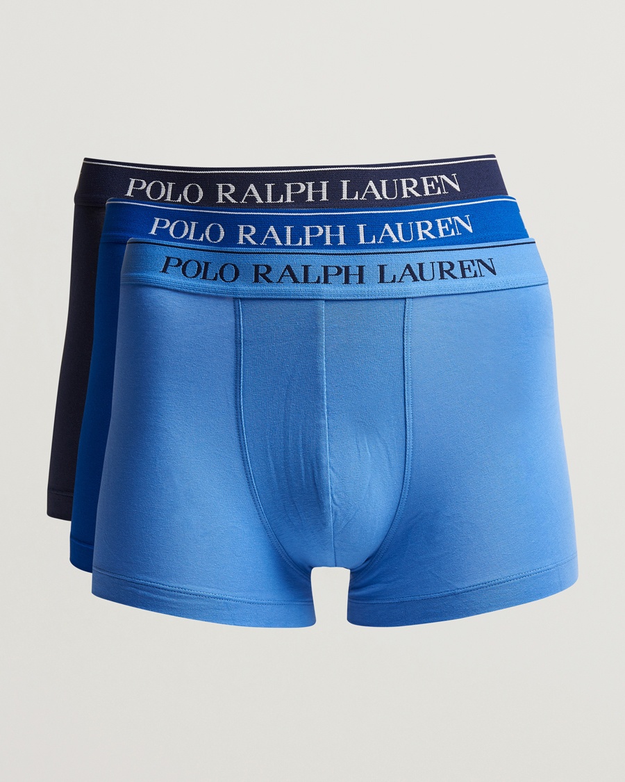 Polo Ralph Lauren 3-Pack Trunk Navy/Saphir/Bermuda – Blå