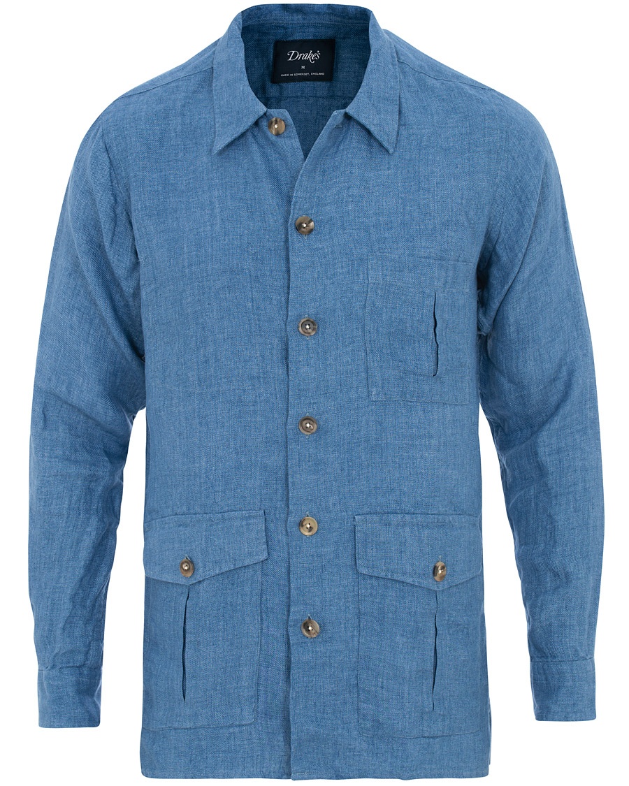 Linen Shacket Chambray