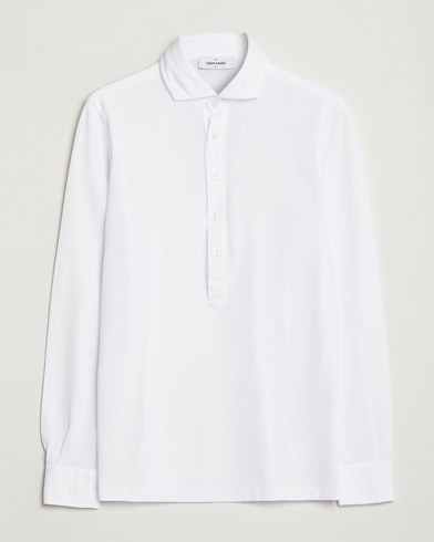 Herre | Casualskjorter | Gran Sasso | Popover Shirt White