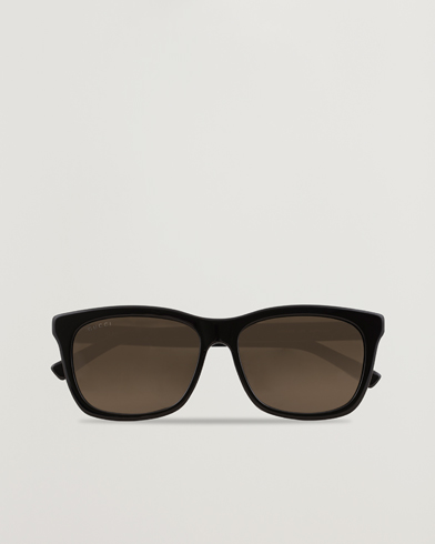 Firkantede solbriller |  GG0449S Sunglasses Black/Gold/Brown