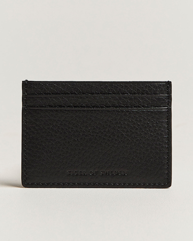 Herre | Business & Beyond | Tiger of Sweden | Wake Grained Leather Cardholder Black