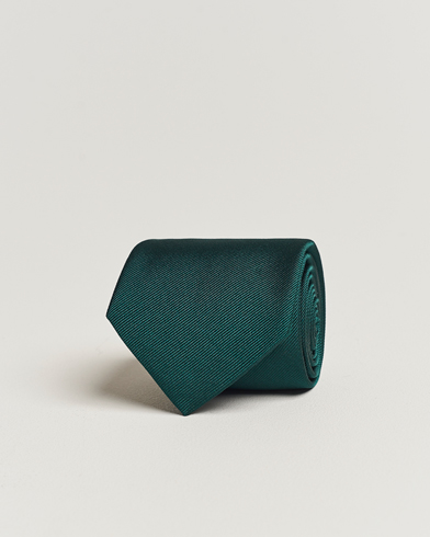 Slips |  Plain Classic Tie 8 cm Dark Green