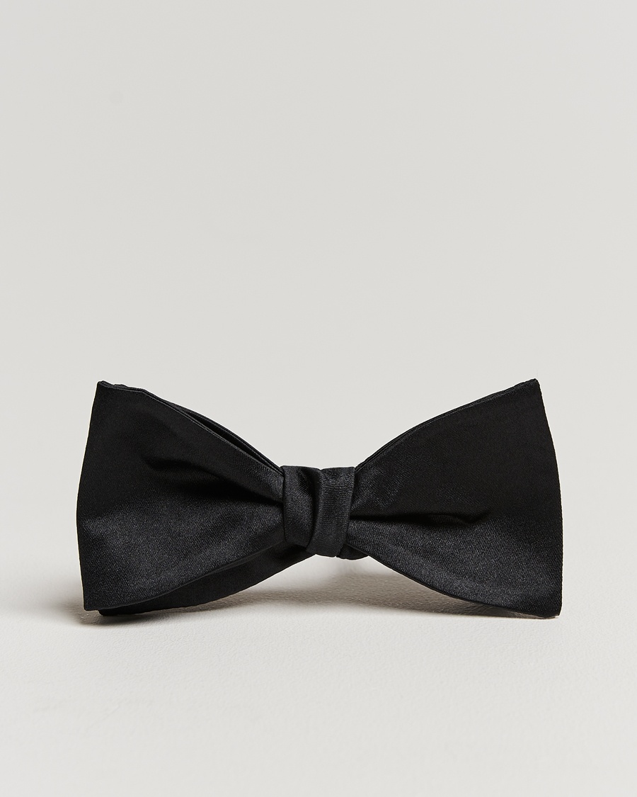 Herre | Ikke ferdig knytte sløyfer | Amanda Christensen | Self Tie Silk Ceremony Black