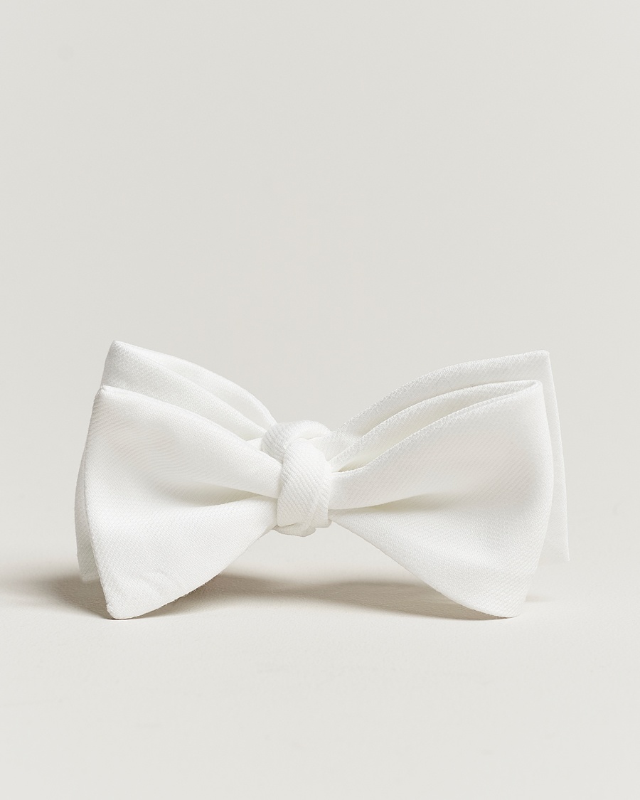Amanda Christensen Cotton Pique Self Tie White – Hvit
