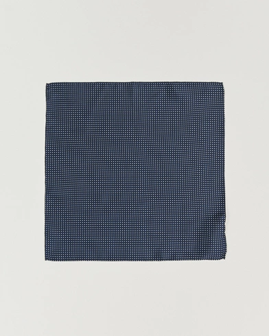 Herre | Lommetørklær | Amanda Christensen | Handkerchief Dot Silk Navy