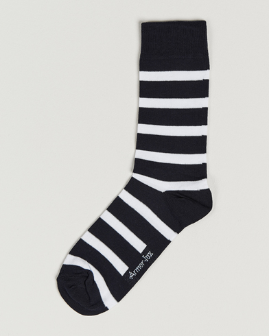  |  Loer Stripe Sock Rich Navy/White