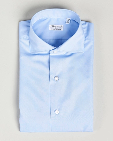 Herre | Festive | Finamore Napoli | Milano Slim Fit Classic Shirt Light Blue