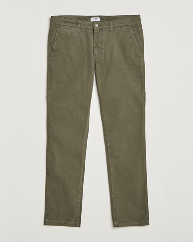 Herre | Avdelinger | NN07 | Marco Slim Fit Stretch Chinos Army Green