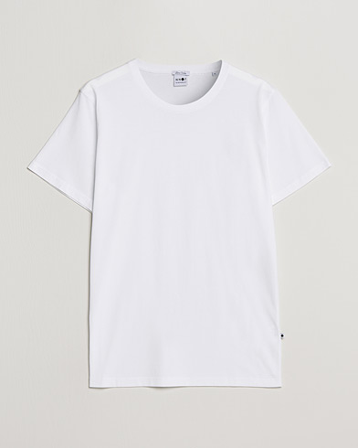 Herre | Kortermede t-shirts | NN07 | Pima Crew Neck Tee White