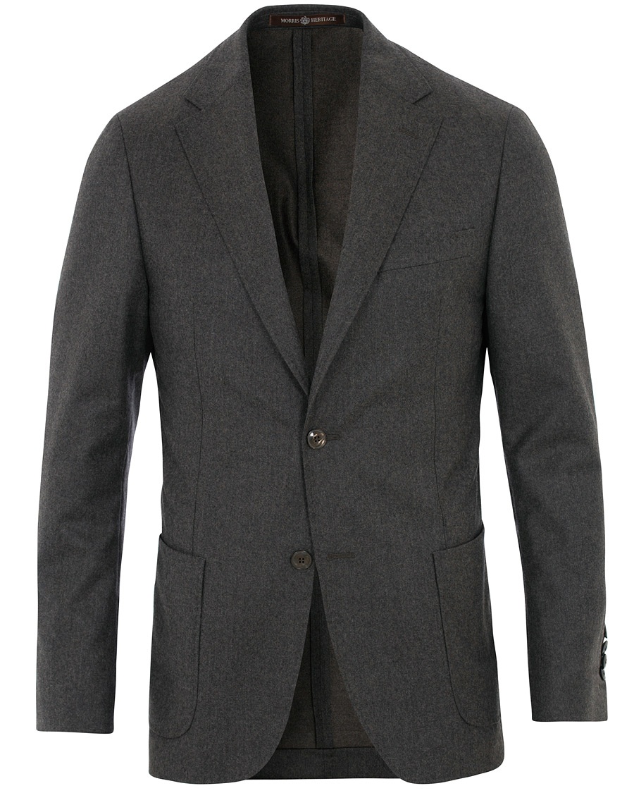  Mike Patch Pocket Flannel Blazer Brown