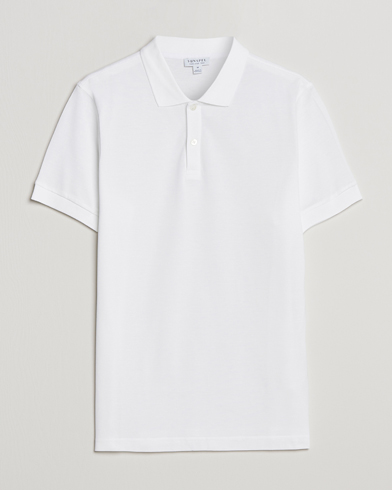  |  Short Sleeve Pique Polo White