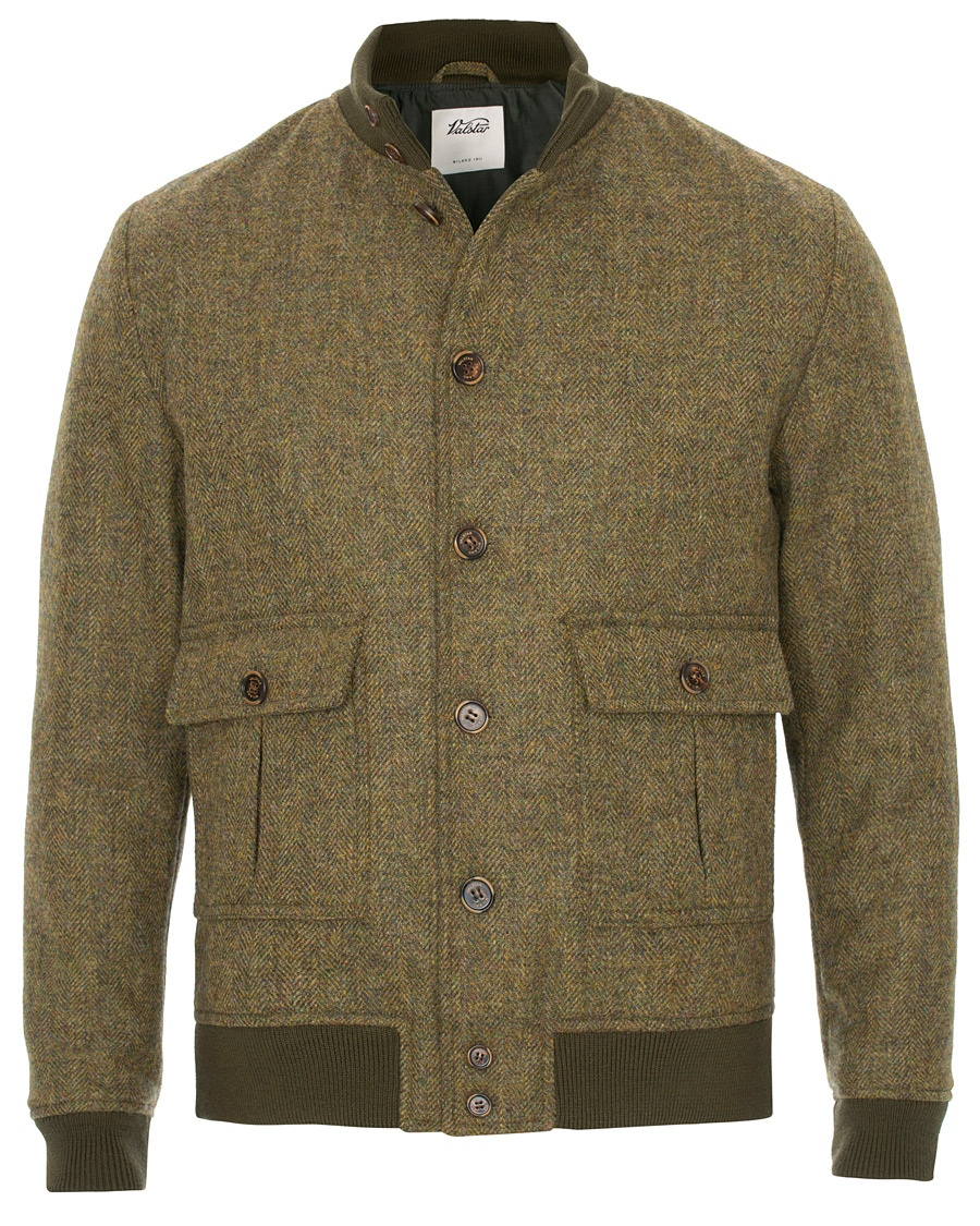  Valstarino Fox Flannel Tweed Jacket Green