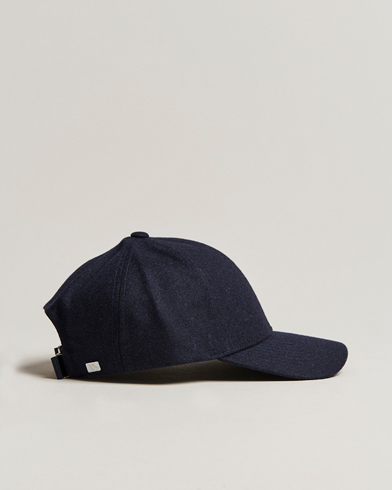 Herre | Caps | Varsity Headwear | Flannel Baseball Cap Dark Navy