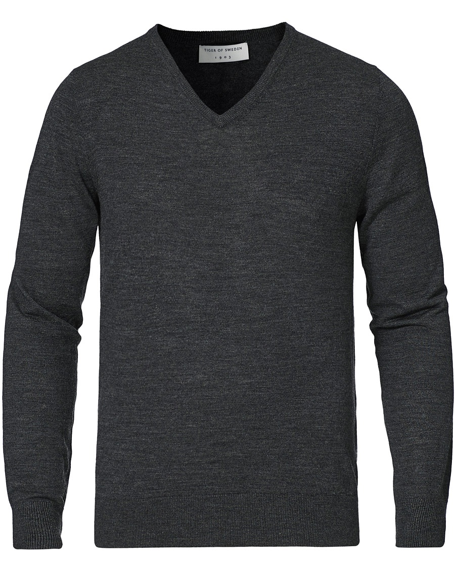  Rael V-Neck Pullover Grey