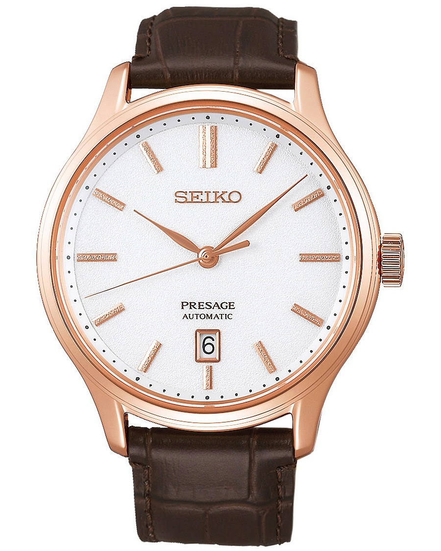  Presage Automatic 42mm Safir 30m Calf/White Dial