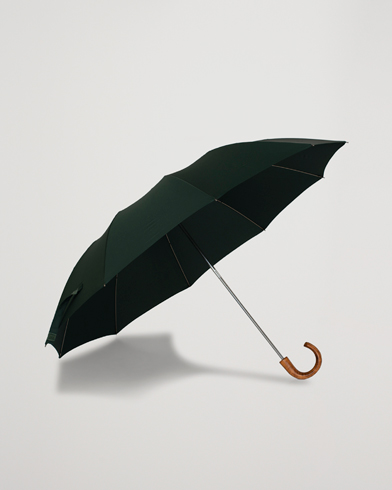 Herre | Møt Regnet Med Stil | Fox Umbrellas | Telescopic Umbrella  Racing Green
