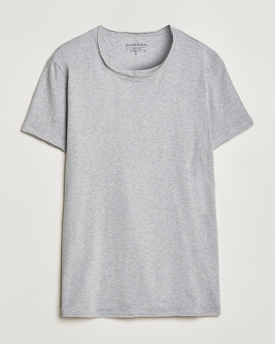 Herre |  | Bread & Boxers | Crew Neck Relaxed Grey Melange