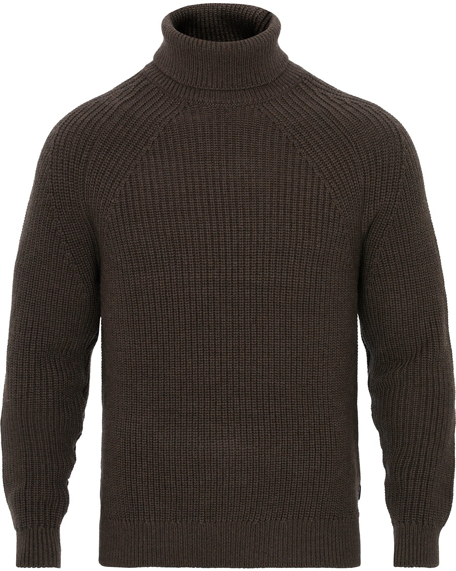 BOSS Gilo Merino Rollneck Brown