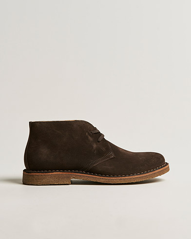 Chukka boots |  Greenflex Desert Boot Dark Brown Suede