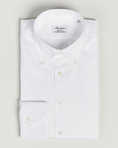 Herre | Klær | Stenströms | Fitted Body Button Down Shirt White